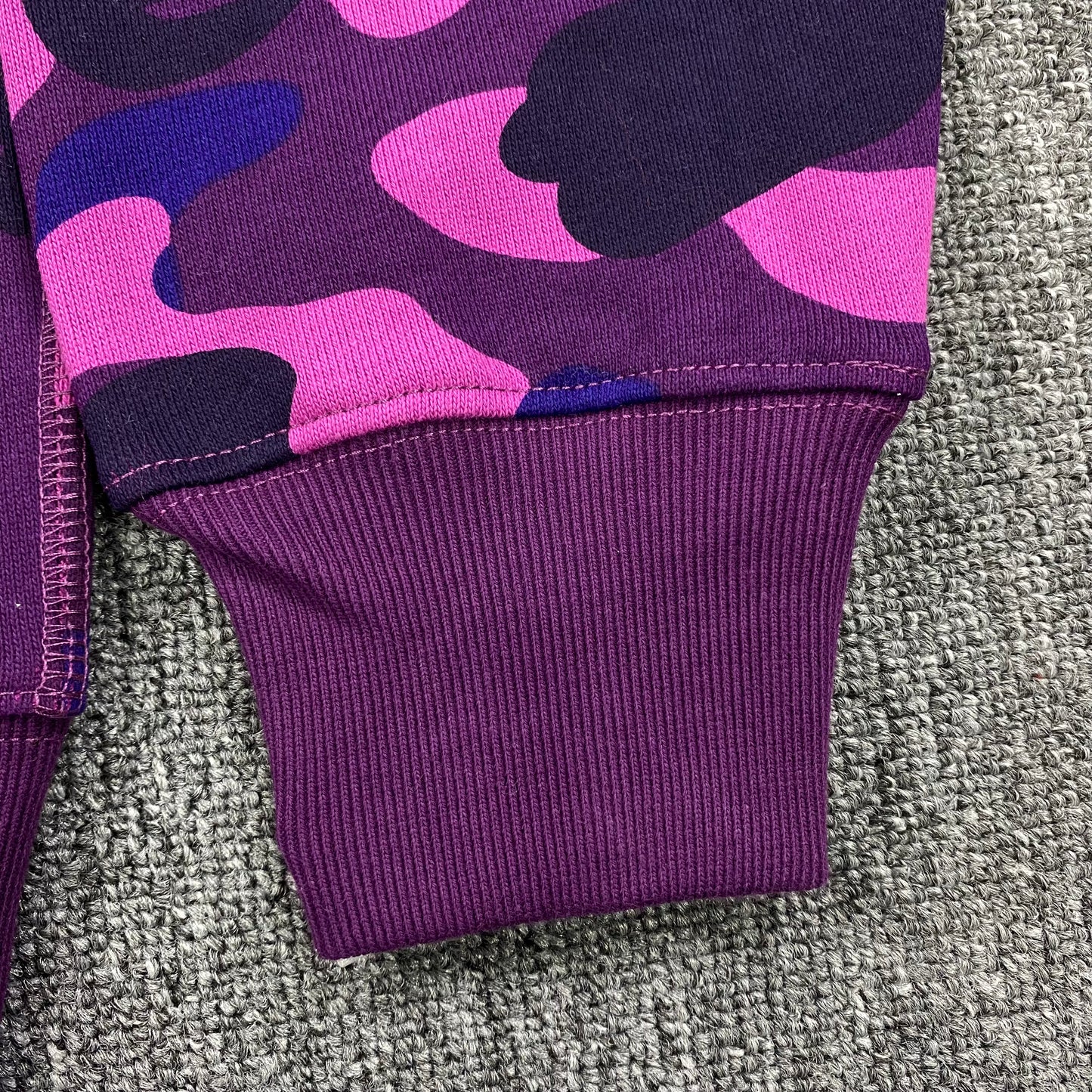 BAPE Hoodie - 1st Camo Purple Full Zip Hoodie