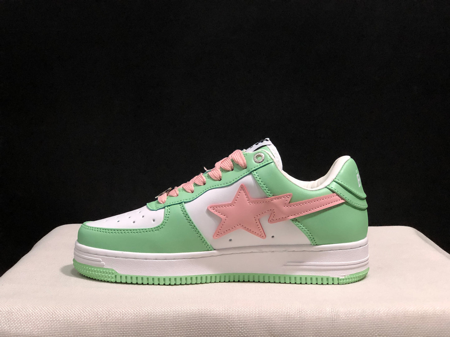 BAPE STA - Patent Leather Rose and Green